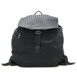 Sac à dos Intrecciato Bottega Veneta Noir