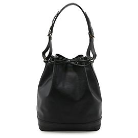 Borsa a Spalla Noé Epi Louis Vuitton Nera Nero