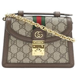 Borsa a Spalla Ophidia di Gucci Marrone