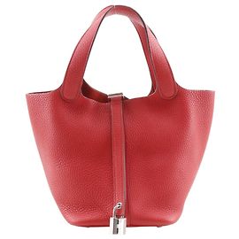 Hermès Picotin Lock 18 PM Handtasche Rot