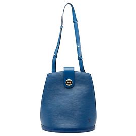 Bolsa de Ombro Cluny Epi Louis Vuitton Azul