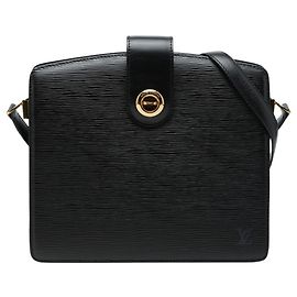 Borsa a Spalla Capucines Epi Louis Vuitton Nero