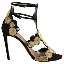 Alaïa Talons dorés Doré