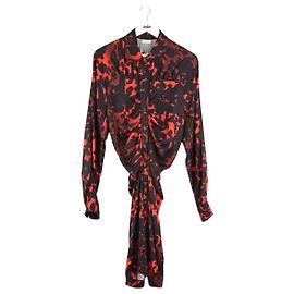 Dries Van Noten Vestido rojo Roja