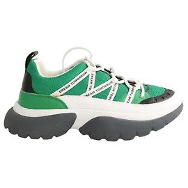 Tênis Maje de tecido verde Verde