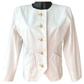 Giacca bianca Yves Saint Laurent Rive Gauche Altro