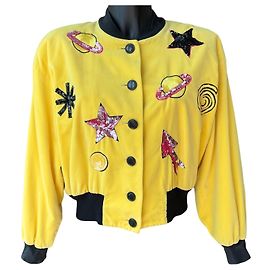 Escada 1980's Yellow Bomber Other