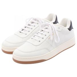 Yves Saint Laurent Baskets en cuir SL/61 de Saint Laurent Paris Noir Blanc