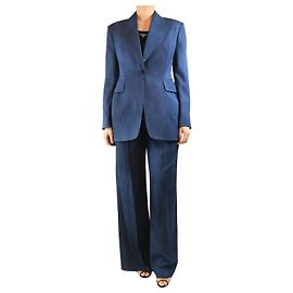 Ermanno Scervino Completo blu a due pezzi - taglia UK 10 Blu