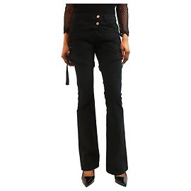 Courreges Schwarze Utility-Hosen - Größe UK 8 Schwarz