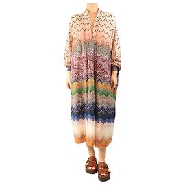 Missoni Multicolor Lurex-Strickjacke - Größe M Mehrfarben