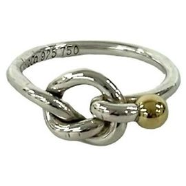Tiffany & Co Tiffany Love Knot Ring Silvery Golden