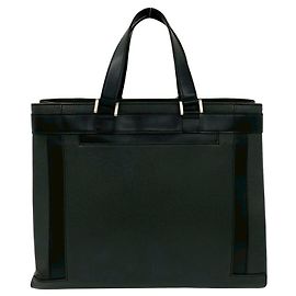 Sac à main Louis Vuitton Kasbek PM en cuir Taiga Noir