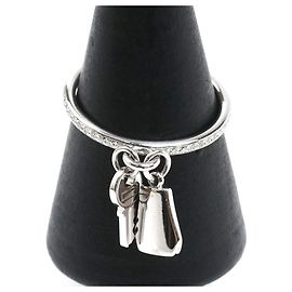 Hermès Hermes Kelly Clochette PM Ring in 18K White Gold Other