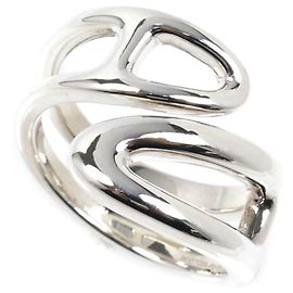 Hermès Anello Punk Chaine d'Ancre in Argento Sterling 925 Hermes Altro