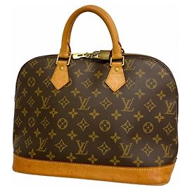Louis Vuitton Monogram Alma Handbag Brown