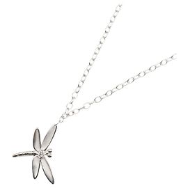 Collar de Libélula de Diamantes Tiffany & Co. Plata