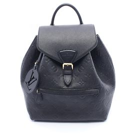 Zaino/Borsa Montsouris PM di Louis Vuitton Nero