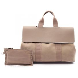Bolsa Hermès Valparaiso MM Bege Taupe