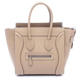 Céline Borsa Tote Micro Shopper Celine Luggage Beige