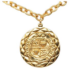Collana lunga con motivo leone Coco Mark di Chanel D'oro