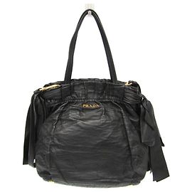 Borsa a mano Prada Side Bow BN1760 per donne Nero