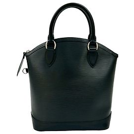 Louis Vuitton Preto Epi Lockit Vertical Preto