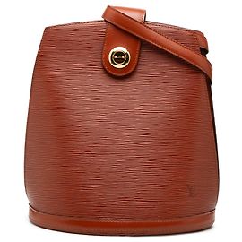 Louis Vuitton Marrón Epi Cluny Castaño