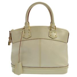 Louis Vuitton Suhali Lockit PM Handtasche Weiß