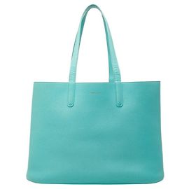 Tiffany & Co. Blaue Leder-Tote Andere