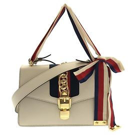 Gucci Sylvie Shoulder Bag Eggshell