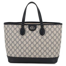 Borsa tote Ophidia piccola di Gucci Nero Beige