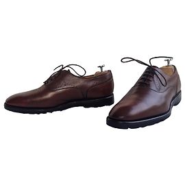Autre Marque Loding Goodyear – Oxford marrone – T42 – Suola in gomma – Ottime condizioni Marrone scuro