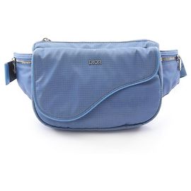 Borsa Saddle Blu Christian Dior Blu