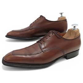CHAUSSURES JM WESTON BEAUBOURG 637 DERBY 8.5D 42.5 IN CUOIO MARRONE Marrone