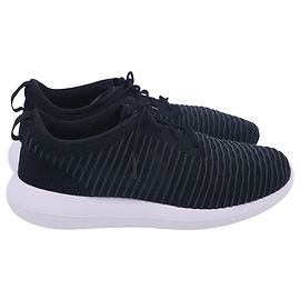 Baskets Nike Roshe Two Flyknit en Nylon Noir Noir
