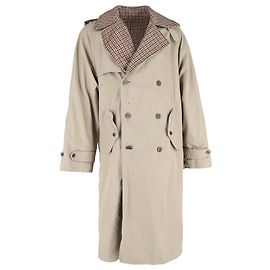 Abrigo trench reversible Balenciaga en algodón beige Beige