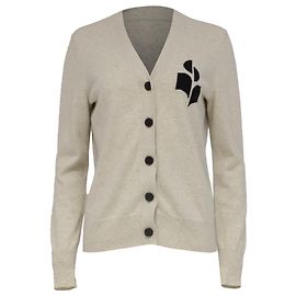 Cardigã Newton em algodão cinza da Isabel Marant Étoile Cinza