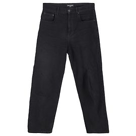 Jeans de pierna recta Balenciaga en algodón negro Negro