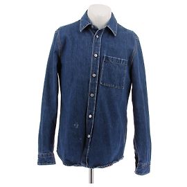 Acne Studios Jeanshemd Blau Baumwolle Blau