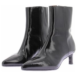 SéZane Botas negras de cuero charolado Negro