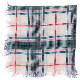 Eric Bompard Sciarpa a quadri in cashmere Multicolore