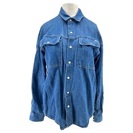 Camicia in denim blu Mother cotone XS Blu