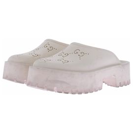 Mule Gucci in pelle beige 40 EU Beige