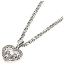 Colar Chopard Heart Happy Diamonds em Ouro Branco 18K Outro