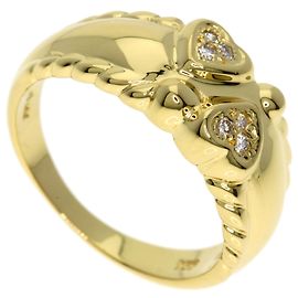 Christian Dior Dior Heart Diamond Ring in 18K Yellow Gold Other