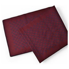 Bufanda de lana reversible Gucci Roja Azul marino