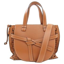 Loewe Gate Top Handle 2-Way Tote Bag Brown