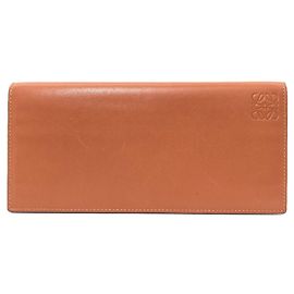 Portefeuille Long Anagram Loewe Marron