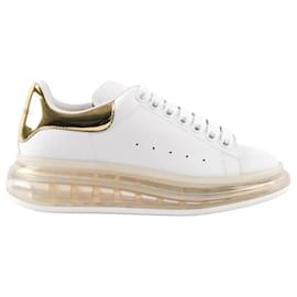 Alexander McQueen Oversize Sneakers White Leather White